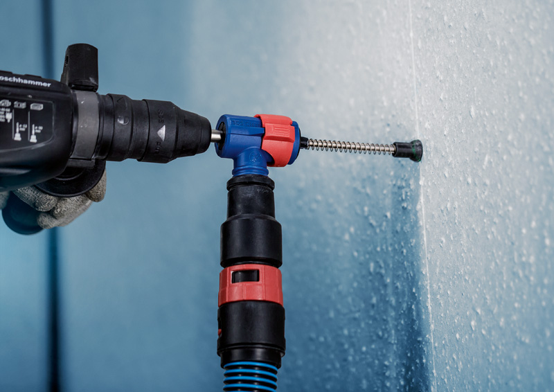 Set de brocas para martillo EXPERT SDS Clean plus-8X de 6,5 x 100 x 225