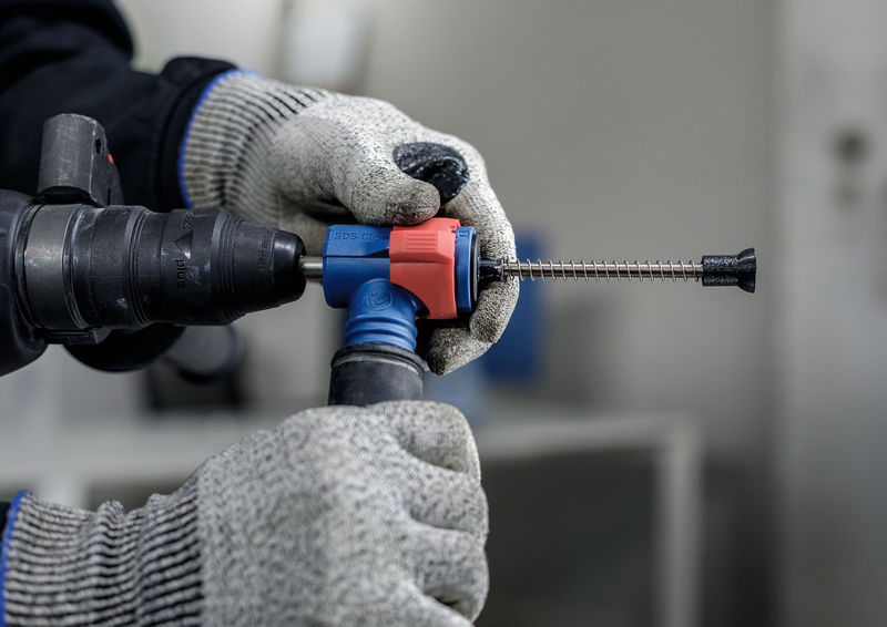 Broca para martillo EXPERT SDS Clean plus-8X de 6 x 100 x 225