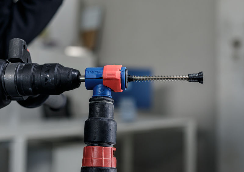 Broca para martillo EXPERT SDS Clean plus-8X de 6 x 100 x 225