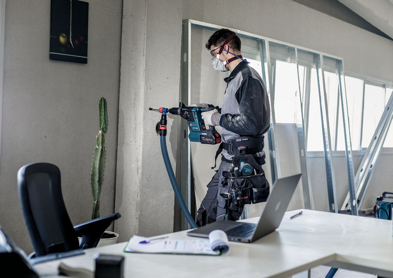 Broca para martillo EXPERT SDS Clean plus-8X de 6 x 100 x 225