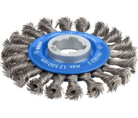 Disco de alambre trenzado PRO Metal heavy para amoladoras pequeñas, X-Lock