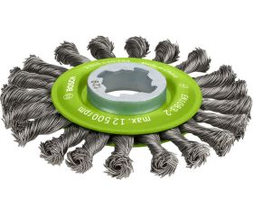 Disco de alambre trenzado PRO Stainless Steel heavy para amoladoras pequeñas, X-Lock