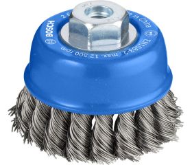 Cepillo de vaso PRO Metal heavy para amoladoras pequeñas, rosca M10