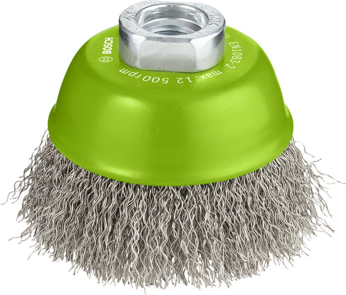 Cepillo de vaso PRO Stainless Steel clean, 75 x 0,3 mm, rosca