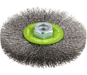Disco de alambre ondulado PRO Stainless Steel clean para amoladoras grandes, rosca M14