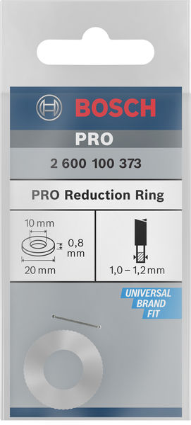 Anillo reductor para hoja de sierra circular PRO, 20 x 0,8 x 10 mm