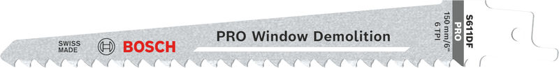 Hoja PRO Window Demolition S611DF 1,25 x 19 x 150 mm, 100 unidades