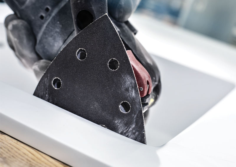 Hoja de lija PRO F355, 93 mm, G240, 5 unidades