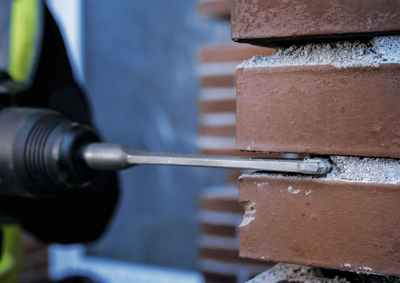 Cincel para mortero PRO SDS max-5C con punta de carburo, 38 x 280 mm