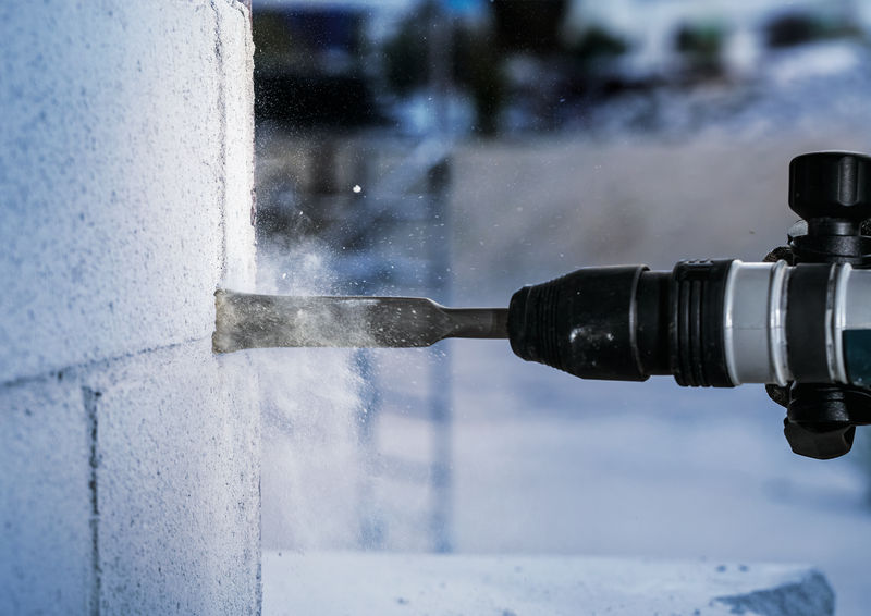 Cincel para mortero PRO SDS max-5C con punta de carburo, 38 x 280 mm