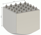 PRO SDS max-5C Carbide Bush Head, 50 x 50 mm