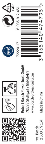 Broca helicoidal PRO Metal HSS-G, longitud estándar, 1,9 x 22 x 46 mm, 10 unidades