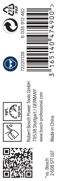 Broca helicoidal PRO Metal HSS-G, longitud estándar, 3,9 x 43 x 75 mm, 10 unidades