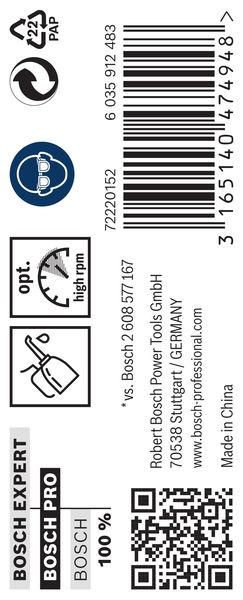 Broca helicoidal PRO Metal HSS-G, longitud estándar, 4,7 x 47 x 80 mm, 10 unidades