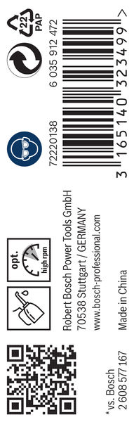 Broca helicoidal PRO Metal HSS-G, longitud estándar, 3,6 x 39 x 70 mm, 10 unidades