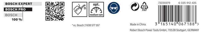 Broca helicoidal PRO Metal HSS-G larga, 8,5 x 109 x 165 mm, 5 unidades