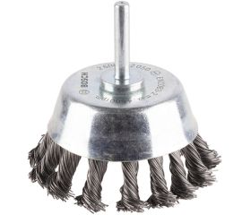 Cepillo de vaso de alambre trenzado PRO Metal heavy para taladros/atornilladores rotativos y de impacto, vástago de inserción cilíndrico