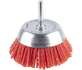 Cepillo de vaso de nailon PRO Multi Material Clean para taladros/atornilladores rotativos y de impacto, vástago de inserción cilíndrico