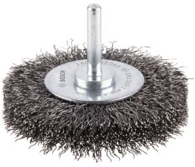 Disco de alambre ondulado PRO Metal Clean para taladros/atornilladores rotativos y de impacto, vástago de inserción cilíndrico