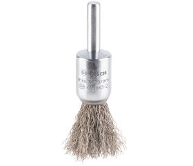 Cepillo de acabado PRO Stainless Steel clean, vástago de inserción recto, 15 x 0,2 mm