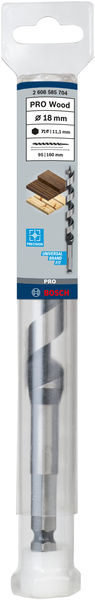 Broca salomónica PRO Wood, 18 x 95 x 160 mm