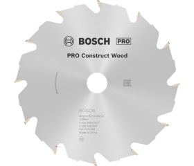 Hoja de sierra circular PRO Construct Wood, 160 x 2,6 x 20 mm