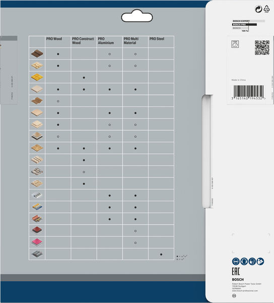 Hoja de sierra circular PRO Wood, 250 x 3,2 x 30 mm, T60