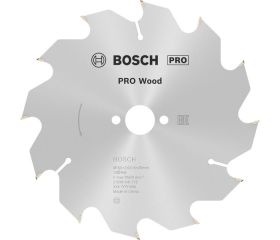 Hoja de sierra circular PRO Wood, 160 x 2,6 x 20 mm, T12