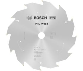 Hoja de sierra circular PRO Wood cordless, 165 x 1,5 x 15,875 mm, T12
