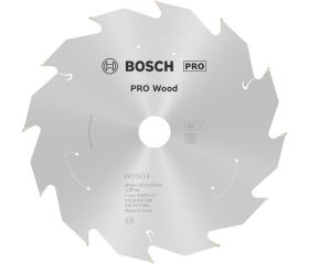Hoja de sierra circular PRO Wood cordless, 165 x 1,5 x 20 mm, T12