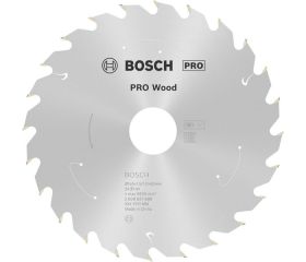 Hoja de sierra circular PRO Wood cordless, 165 x 1,5 x 30 mm, T24