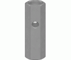 PRO Stirrer Basket Adapter, rosca interior de M14 a 1/2"-20 UNF