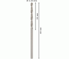 Broca helicoidal PRO Metal HSS-G, longitud estándar, 2,1 x 24 x 49 mm, 10 unidades