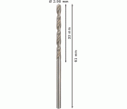 Broca helicoidal PRO Metal HSS-G, longitud estándar, 2,9 x 33 x 61 mm, 10 unidades