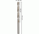 Broca helicoidal PRO Metal HSS-G, longitud estándar, 7,8 x 75 x 117 mm, 10 unidades
