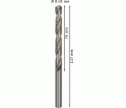 Broca helicoidal PRO Metal HSS-G, longitud estándar, 8,1 x 75 x 117 mm, 5 unidades