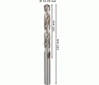 Broca helicoidal PRO Metal HSS-G, longitud estándar, 12,2 x 101 x 151 mm, 5 unidades