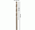 Broca helicoidal PRO Stainless Steel HSS-Co, 4,3 x 47 x 80 mm, 10 unidades