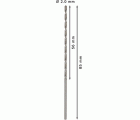 Broca helicoidal PRO Metal HSS-G larga, 2 x 56 x 85 mm, 5 unidades