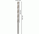 Broca helicoidal PRO Metal HSS-G larga, 8,5 x 109 x 165 mm, 5 unidades