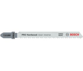 Hoja de sierra de calar PRO Hardwood clean reverse T101BRF, 100 mm, 3 uds.