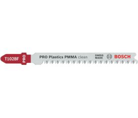 Hoja de sierra de calar PRO Plastics PMMA clean T102BF