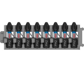 Broca PRO Phillips Impact, PH2, 25 mm, 8 uds.