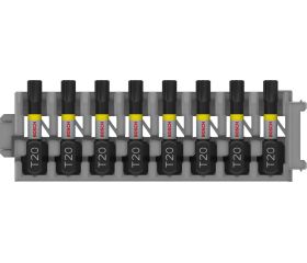 Punta PRO Torx Impact, T20, 25 mm, 8 uds.