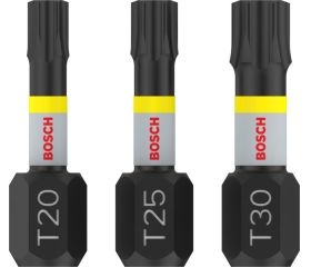 Punta PRO T Impact, T20 x 25, T25 x 25, T30 x 25 mm, 3 uds.