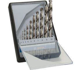 Set de brocas helicoidales PRO Metal HSS-G, 10 uds.