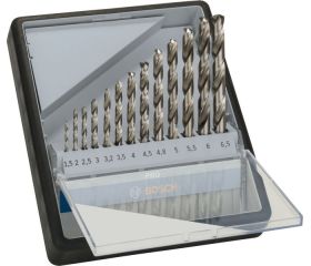 Set de brocas helicoidales PRO Metal HSS-G, 13 uds.