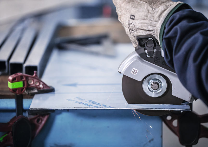 Disco de corte PRO Stainless Steel and Metal, 125 x 1 x 22,23 mm, fresa recta, 100 unidades