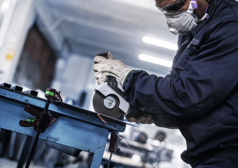 Disco de corte PRO Stainless Steel and Metal, 125 x 1 x 22,23 mm, fresa recta, 100 unidades