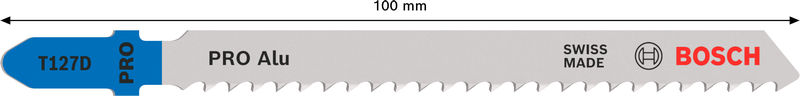 Hoja de sierra de calar PRO Alu T127D, 100 mm, 5 unidades